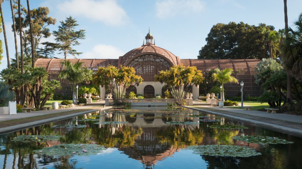 Botanical Building and Lily Pond at Balboa Park