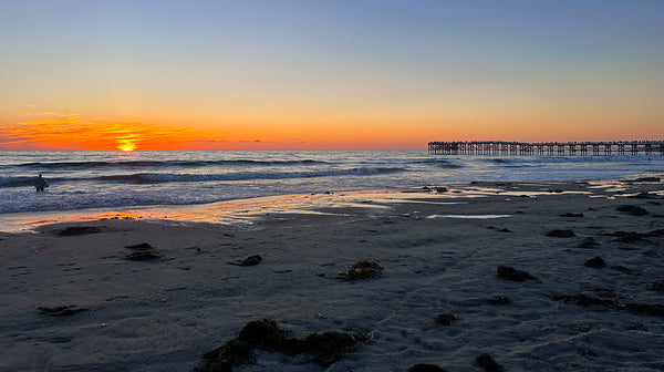 Pacific Beach during sunset