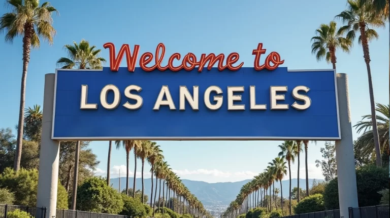 Welcome to LA sign