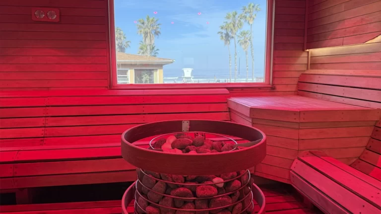 Sauna at Ocean Pacific Gym