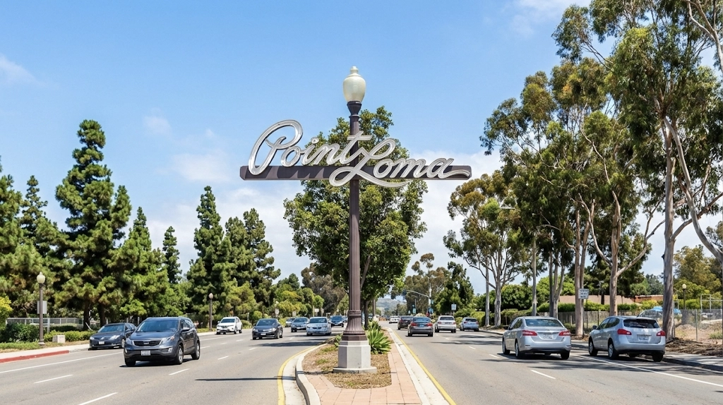 Point Loma sign in San Diego
