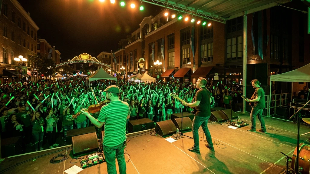 St Patricks Day festival San Diego Gaslamp Quarter